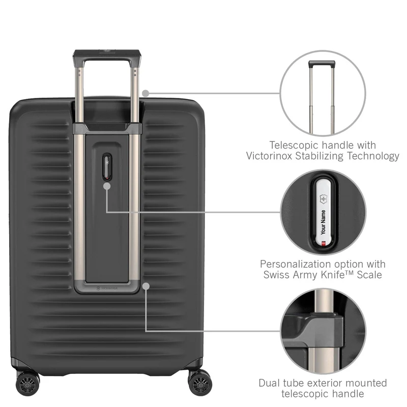 Victorinox Airox Advanced - Trolley de 4 ruedas L 75 cm expandible (black)
