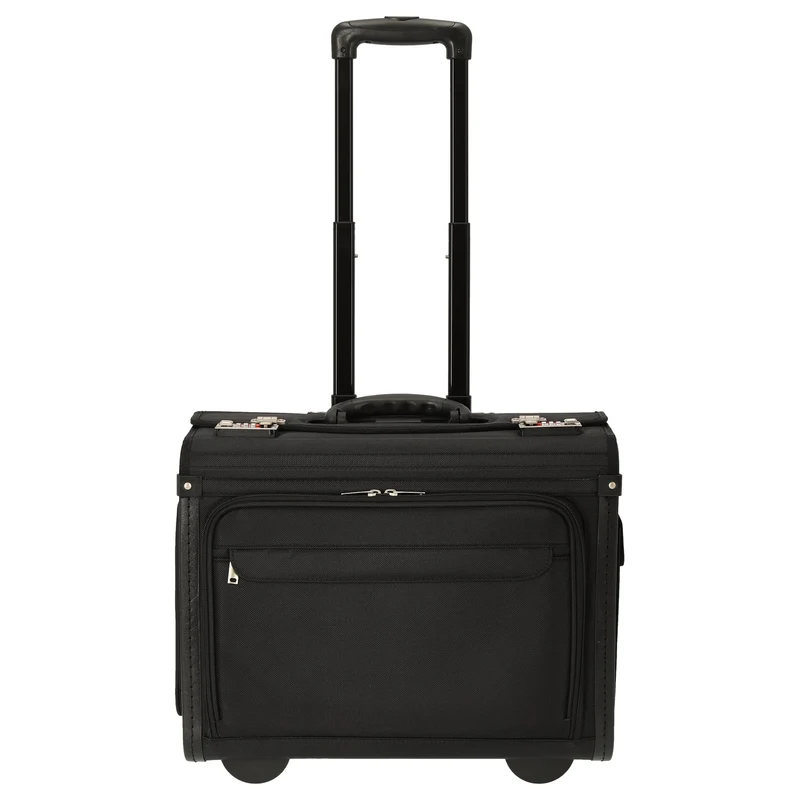 D&N Business - Trolley de negocios con 2 ruedas 46 cm Polyester (schwarz)