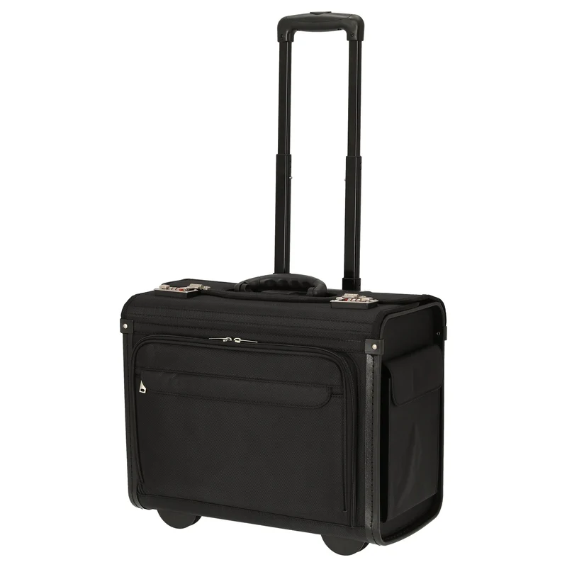D&N Business - Trolley de negocios con 2 ruedas 46 cm Polyester (schwarz)