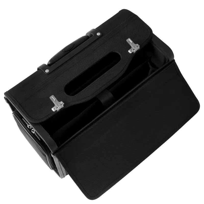D&N Business - Trolley de negocios con 2 ruedas 46 cm Polyester (schwarz)