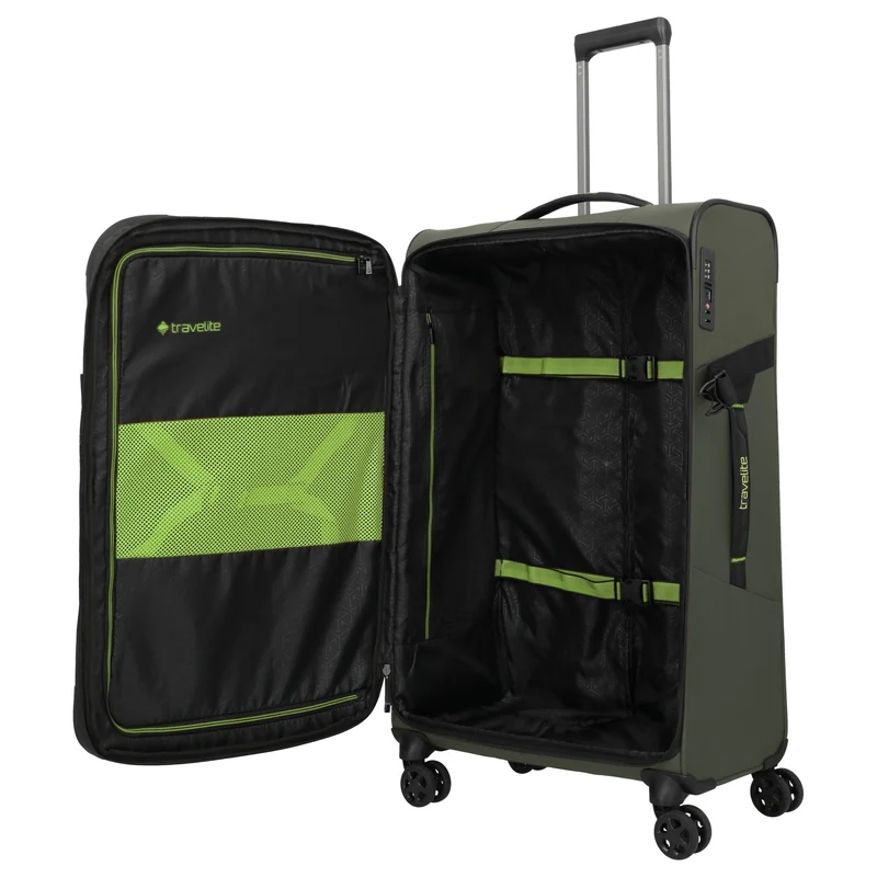 Travelite Briize - Trolley de 4 ruedas L 78 cm expandible (khaki)