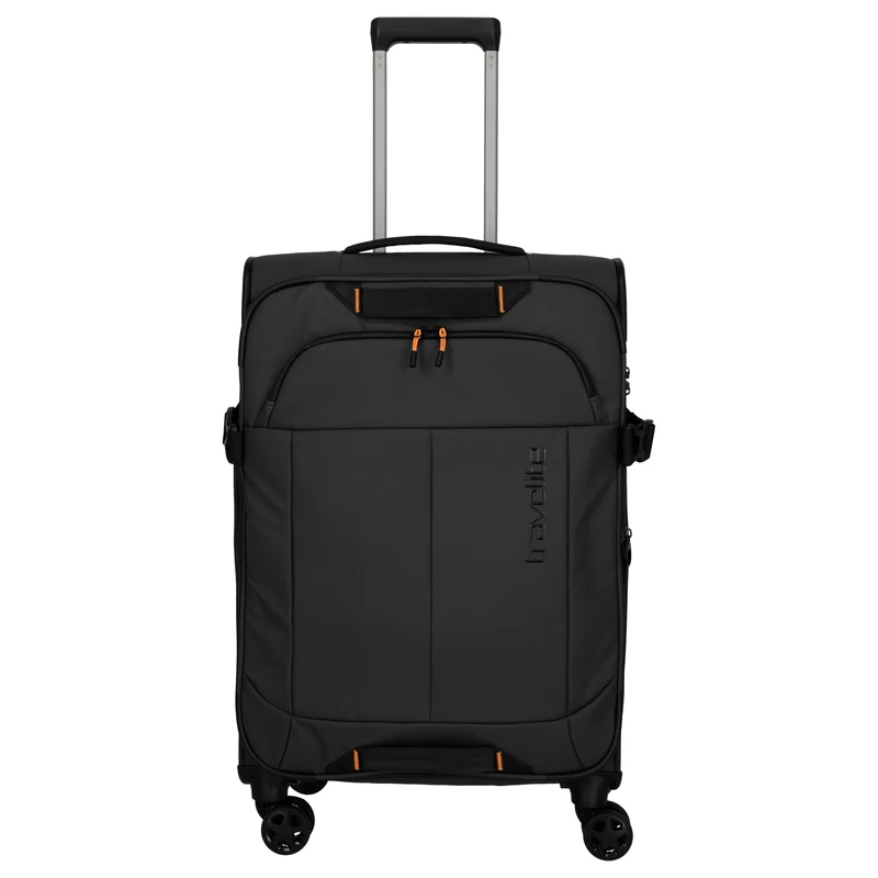 Travelite Briize - Trolley de 4 ruedas M 67 cm expandible (schwarz)