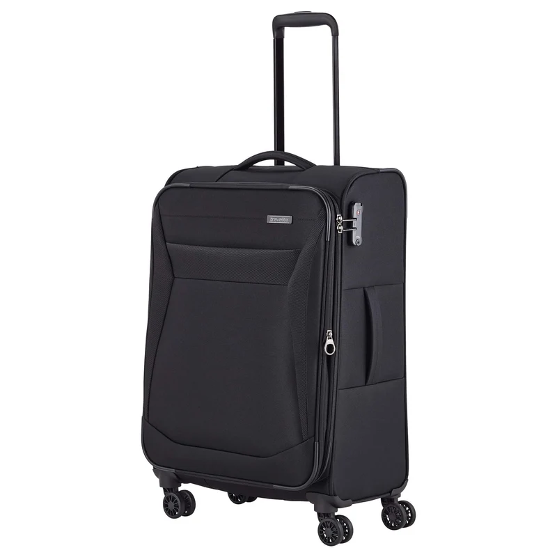 Travelite Chios - Trolley de 4 ruedas M 67 cm expandible (schwarz)
