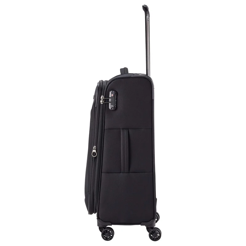 Travelite Chios - Trolley de 4 ruedas M 67 cm expandible (schwarz)