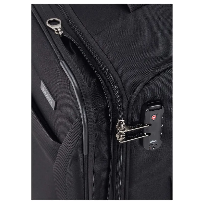 Travelite Chios - Trolley de 4 ruedas M 67 cm expandible (schwarz)