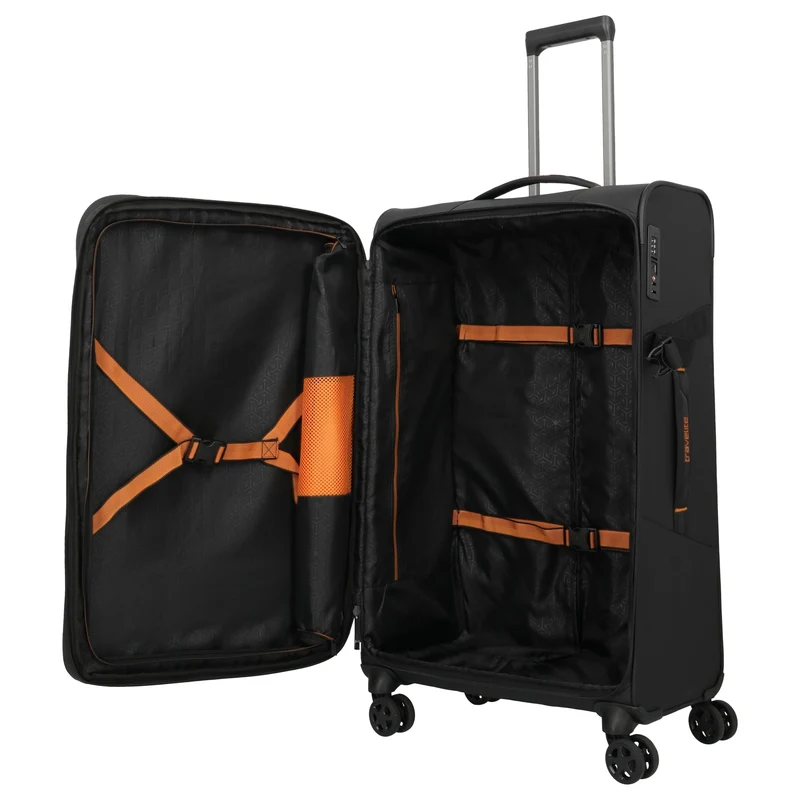 Travelite Briize - Trolley de 4 ruedas L 78 cm expandible (schwarz)