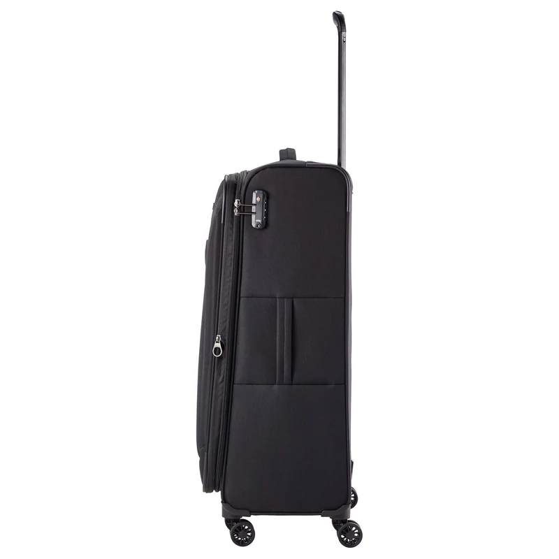 Travelite Chios - Trolley de 4 ruedas L 78 cm expandible (schwarz)