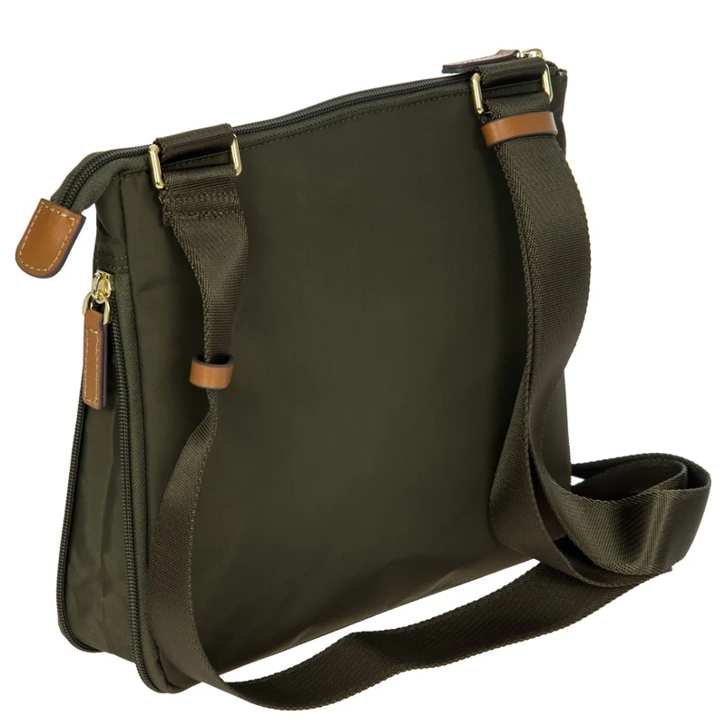 Brics X-Bag - Bolso bandolera 26 cm expandible (olive)