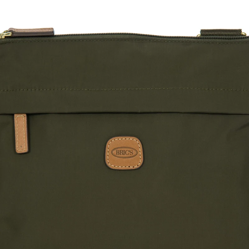 Brics X-Bag - Bolso bandolera 26 cm expandible (olive)