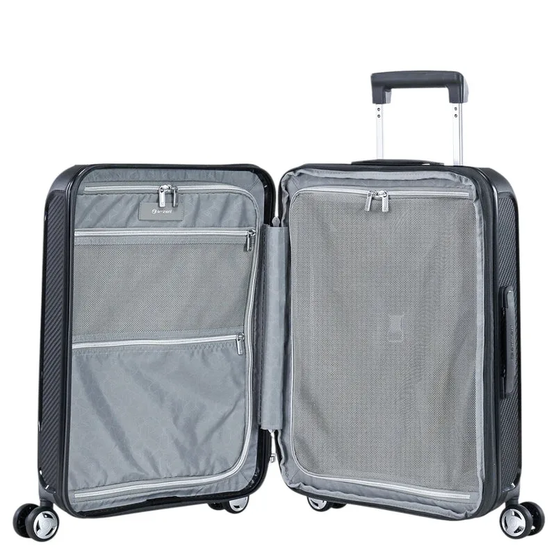 Eminent AEGIS - Trolley de cabina de 4 ruedas 55 cm expandible (midnight black)