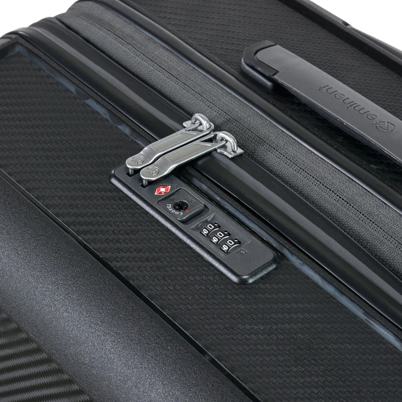 Eminent AEGIS - Trolley de 4 ruedas 67 cm expandible (midnight black, )