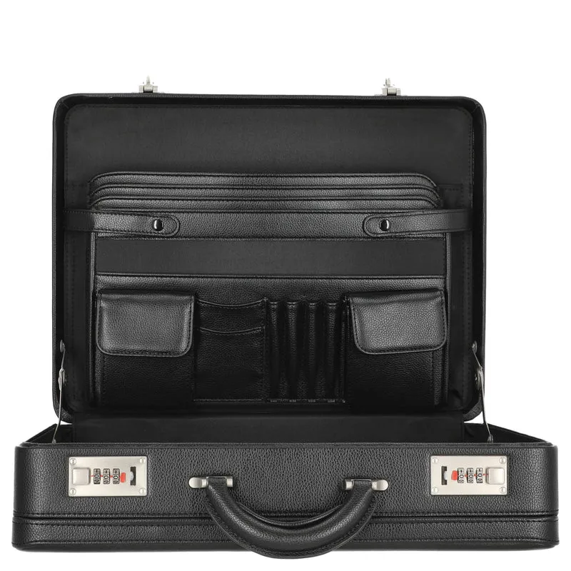 D&N Tradition Business - Maletín 46 cm PU (schwarz)