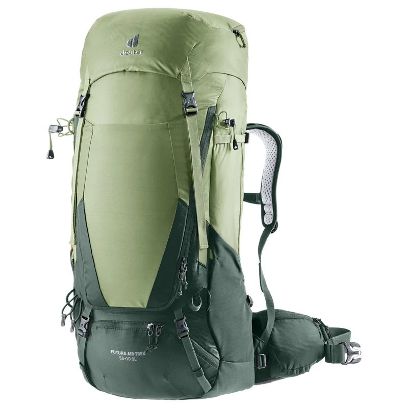 Deuter Futura Air Trek 55+10 SL - Mochila de senderismo para mujer (grove-ivy)
