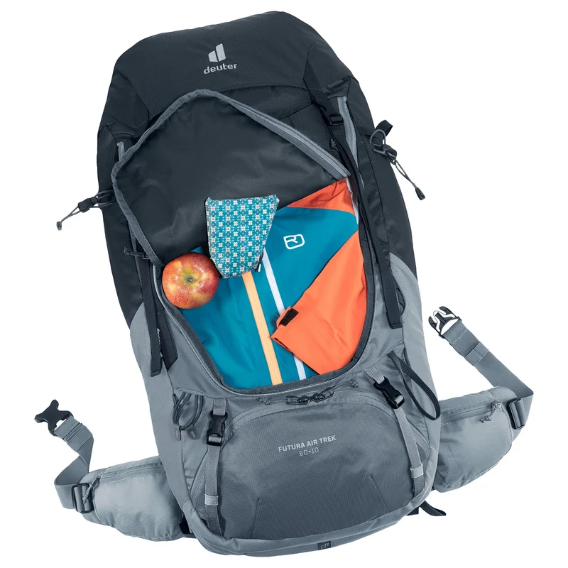 Deuter Futura Air Trek 60 + 10 - Mochila de trekking 76 cm (black-graphite)