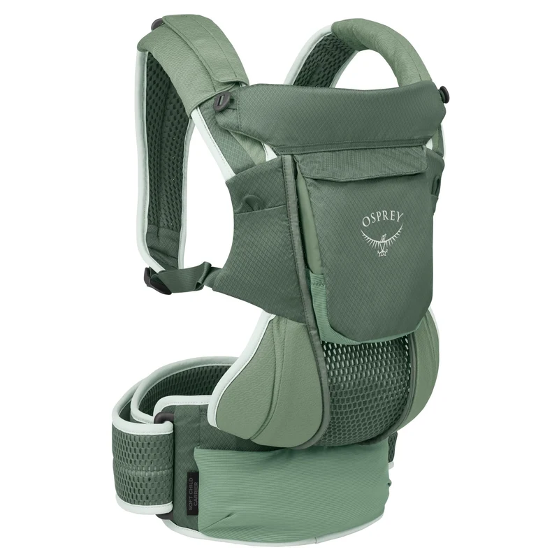 Osprey Poco Soft Child Carrier - Mochila portabebés 65 cm (Kraxe) (koseret green)