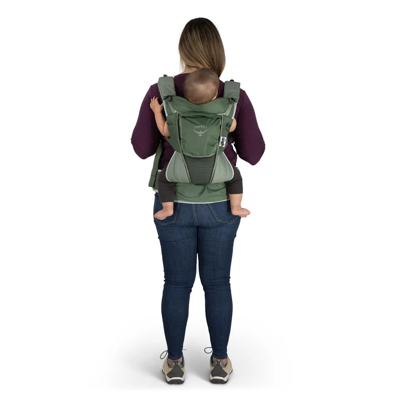 Osprey Poco Soft Child Carrier - Mochila portabebés 65 cm (Kraxe) (koseret green)