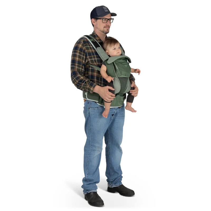 Osprey Poco Soft Child Carrier - Mochila portabebés 65 cm (Kraxe) (koseret green)