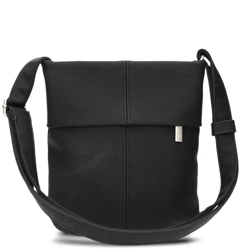 zwei Mademoiselle M45 - Bolso de hombro 22 cm (nubuk-black)