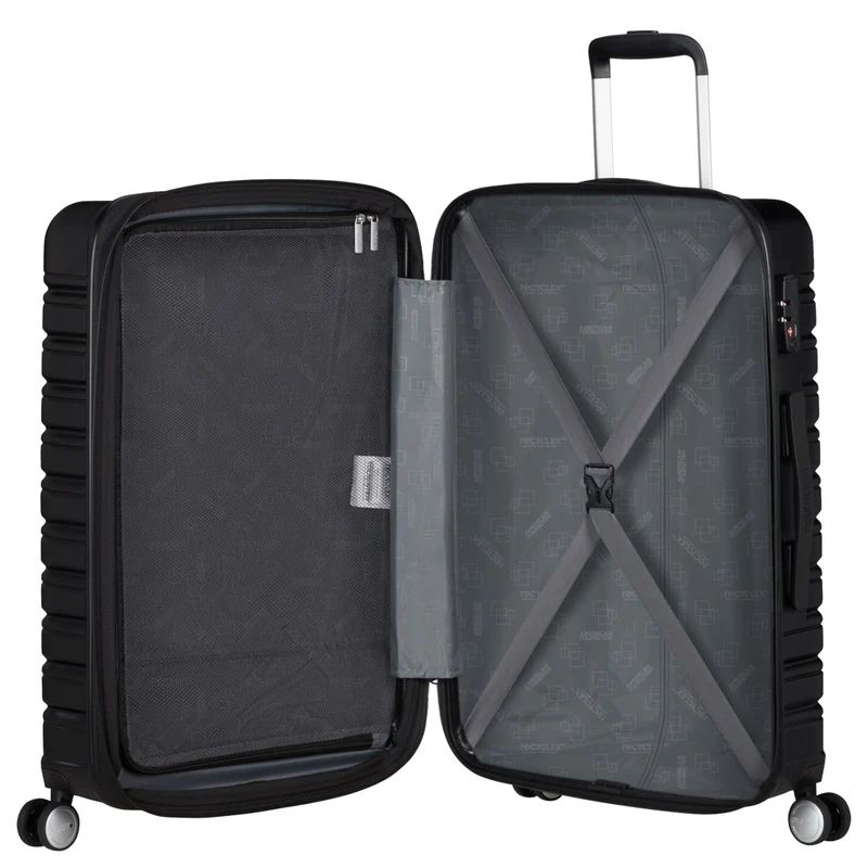 American Tourister Flashline - Trolley de 4 ruedas 67 cm expandible (schwarz)