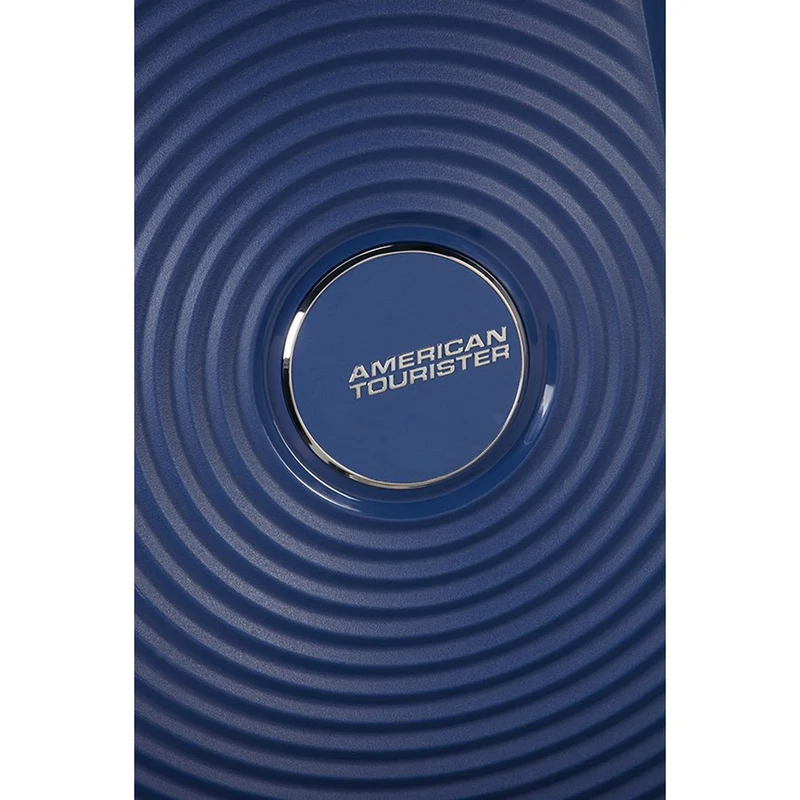 American Tourister Soundbox - Trolley de 4 ruedas 67 cm expandible (blau)