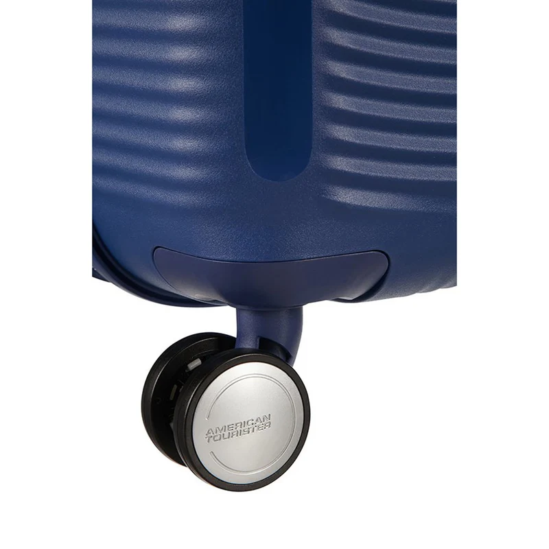American Tourister Soundbox - Trolley de 4 ruedas 67 cm expandible (blau)