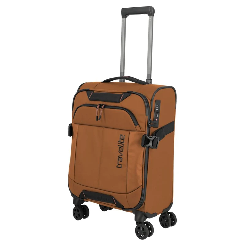 Travelite Briize - Trolley de cabina con 4 ruedas S 55 cm (curry)