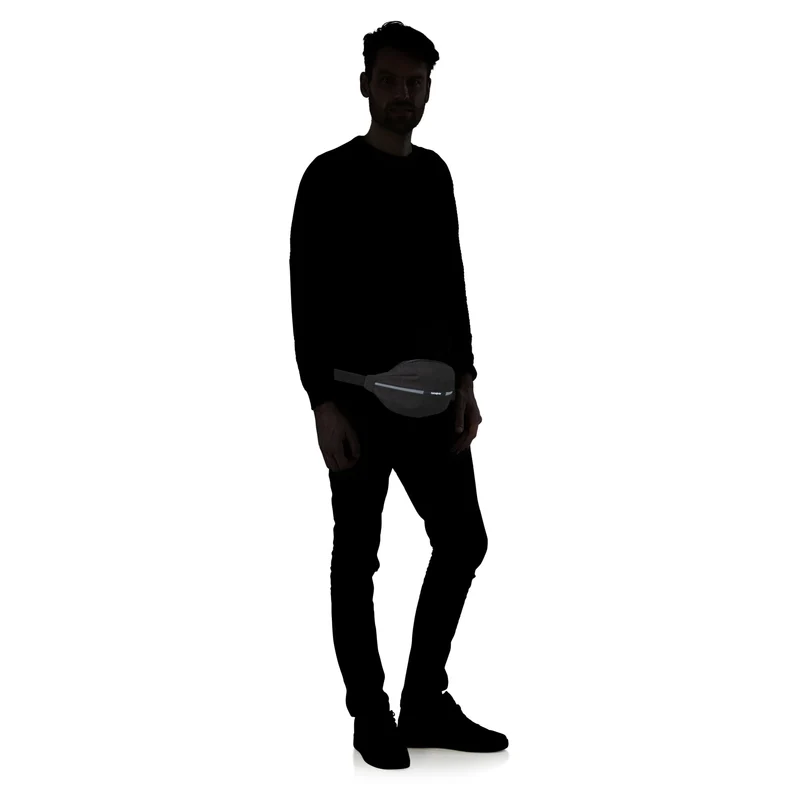 Samsonite Securipak - Riñonera 33 cm (black steel)