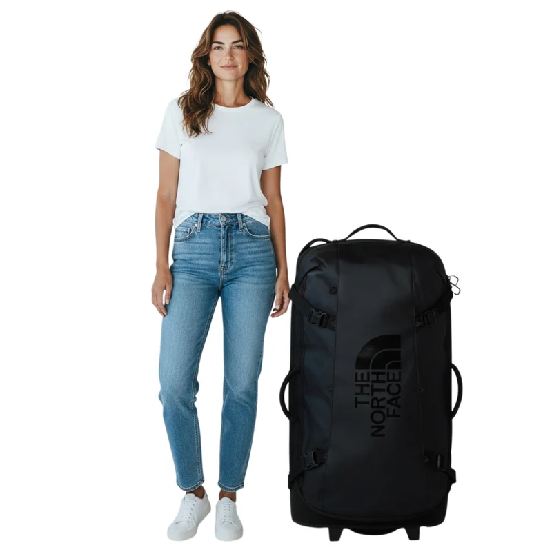 The North Face Base Camp Rolling Thunder 36 - Bolsa de viaje con ruedas 92 cm (tnf black-tnf white-NPF)