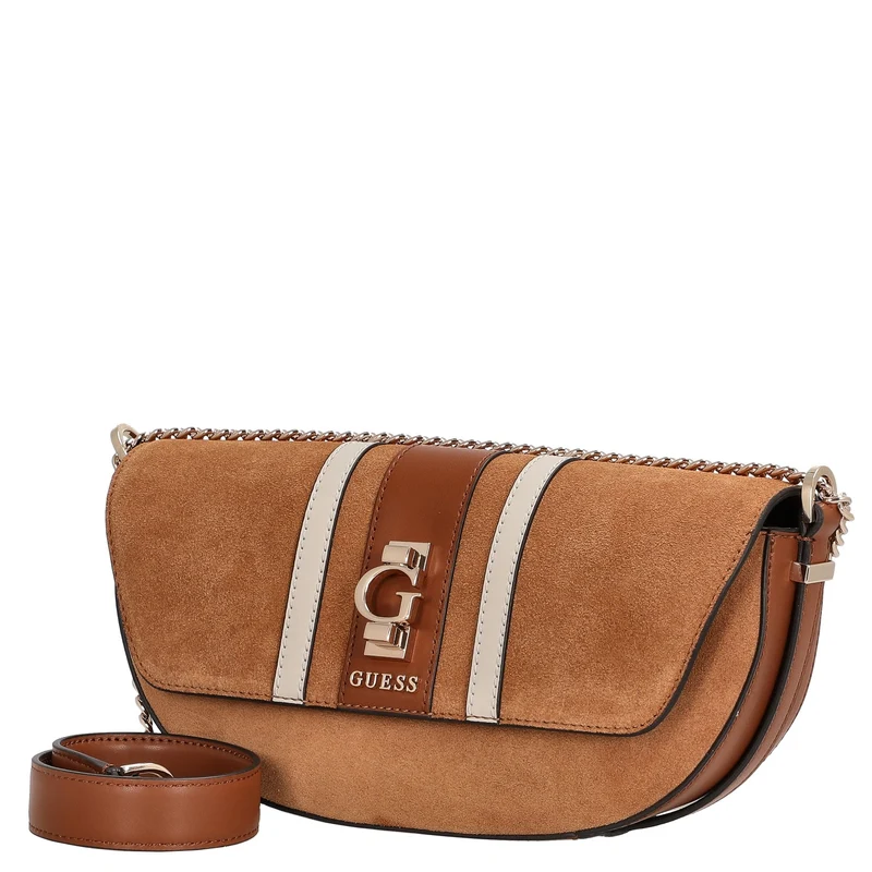 Guess Erenia Convertible Xbody - Bolso bandolera 26 cm (cognac multi)