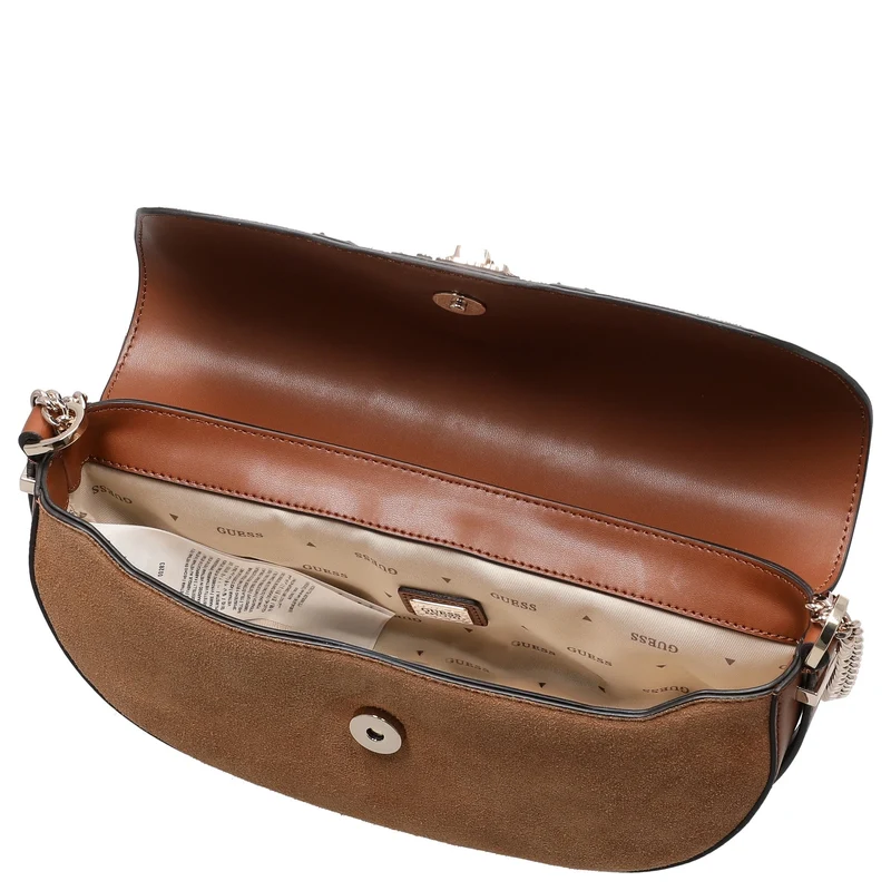 Guess Erenia Convertible Xbody - Bolso bandolera 26 cm (cognac multi)