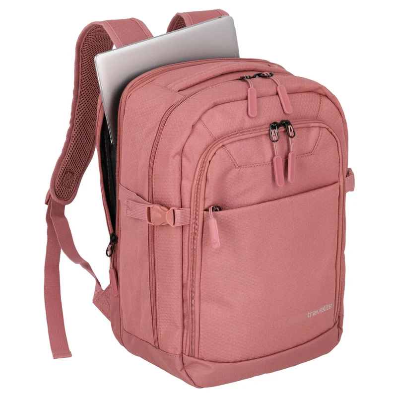 Travelite Kick-Off - Mochila de cabina 40 cm (rose)