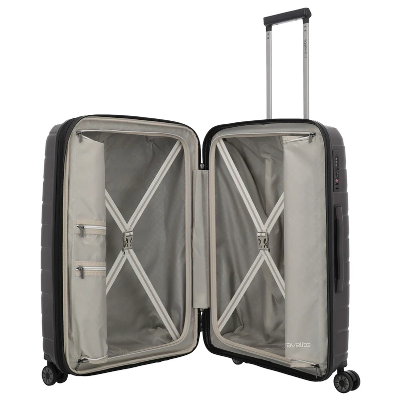 Travelite Air Base - Trolley de 4 ruedas 67 cm M expandible (coffee)