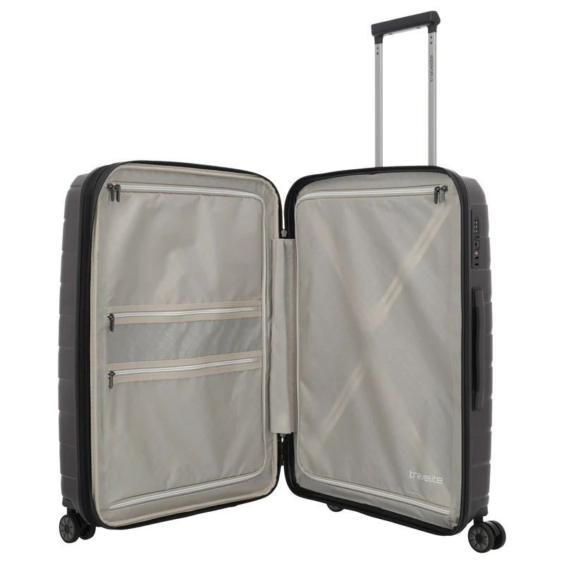 Travelite Air Base - Trolley de 4 ruedas 67 cm M expandible (coffee)