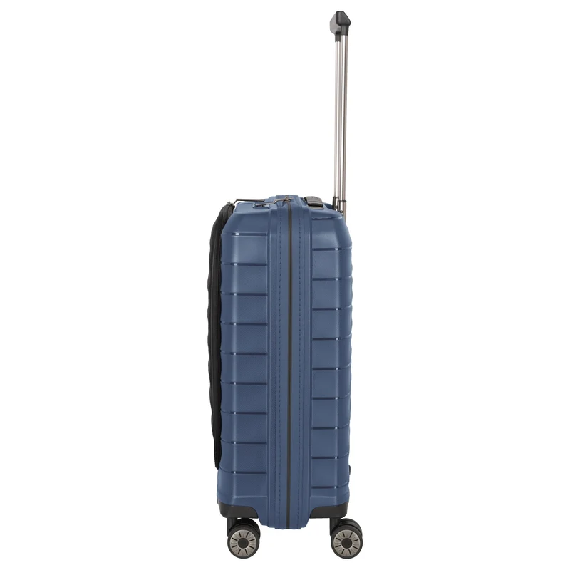 Travelite Mooby - Trolley de cabina con 4 ruedas y bolsillo delantero S 55 cm (marine)