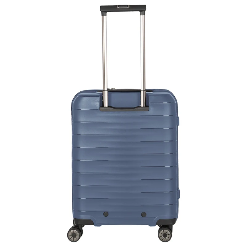 Travelite Mooby - Trolley de cabina con 4 ruedas y bolsillo delantero S 55 cm (marine)