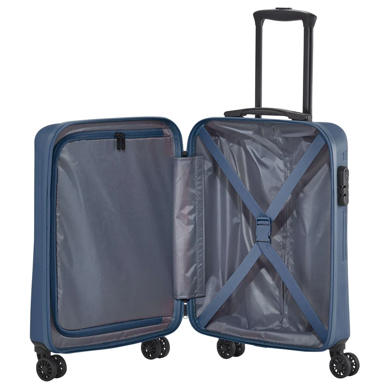 Travelite Bali - Trolley de cabina con 4 ruedas S 55 cm (blau)