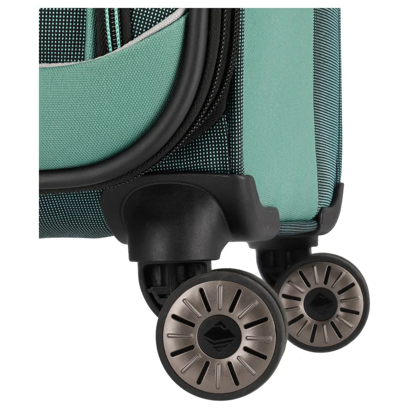 Travelite Viia - Trolley de 4 ruedas M 67 cm expandible (Eukalyptus)
