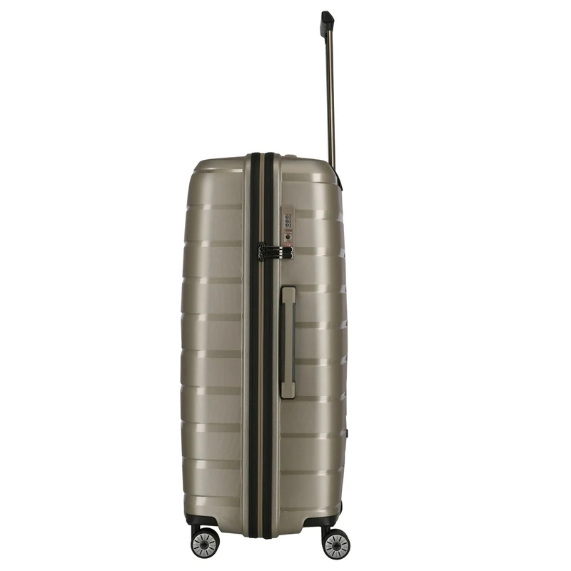 Travelite Air Base - Set de trolley de 4 ruedas 3 piezas L/M/S Vortasche (champagner)