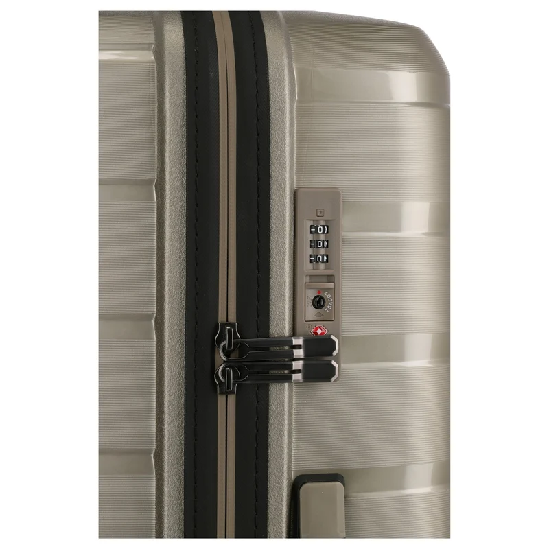 Travelite Air Base - Set de trolley de 4 ruedas 3 piezas L/M/S Vortasche (champagner)