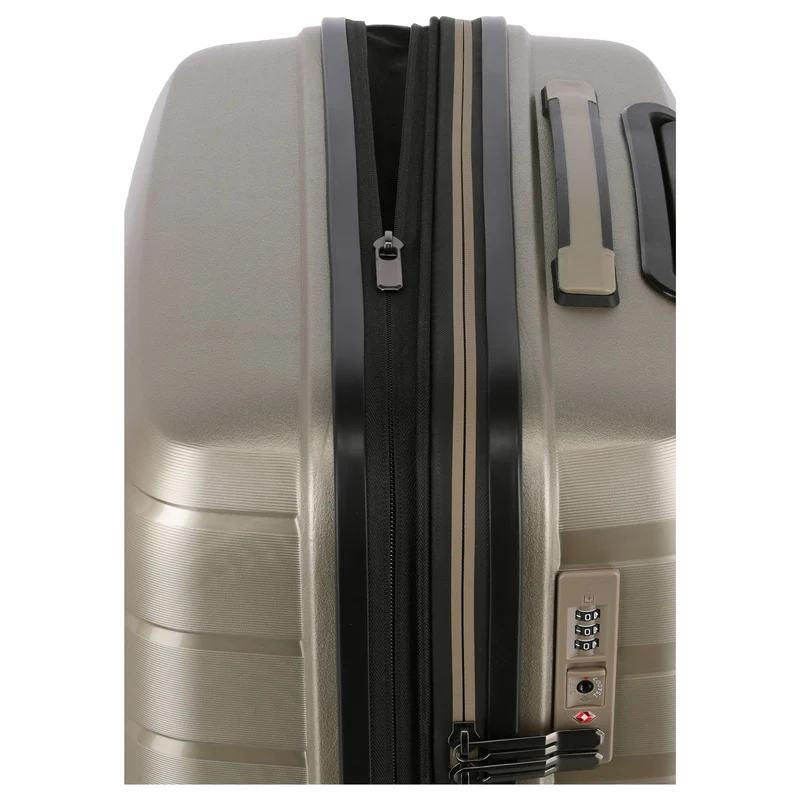 Travelite Air Base - Set de trolley de 4 ruedas 3 piezas expandible (champagner)