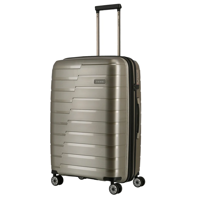 Travelite Air Base - Trolley de 4 ruedas 67 cm M expandible (champagner)