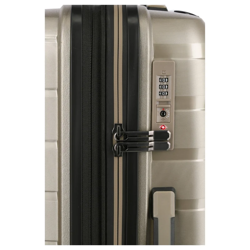 Travelite Air Base - Trolley de 4 ruedas 67 cm M expandible (champagner)