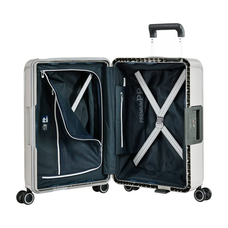 Eminent VERTICA - Trolley de cabina con 4 ruedas 55 cm (hellgrau)