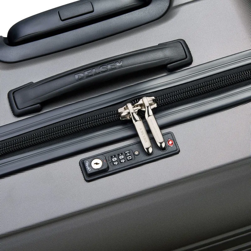 Delsey Paris Segur 2.0 - Trolley de cabina Slim Line S 55 cm (grau)