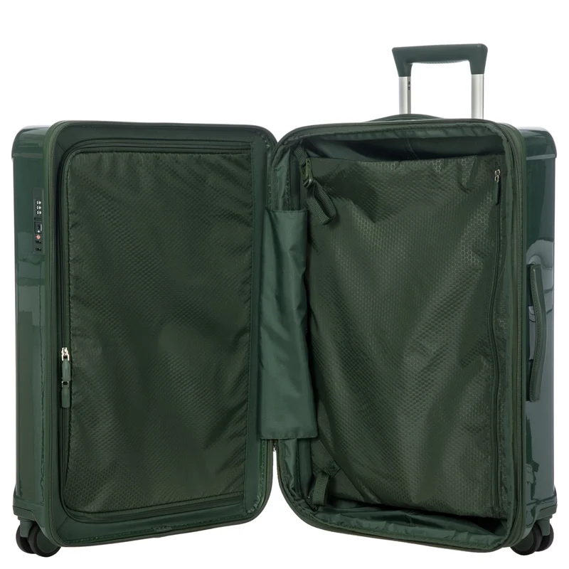Brics Positano - Trolley de 4 ruedas M 69 cm expandible (emerald green)