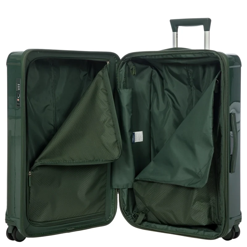 Brics Positano - Trolley de 4 ruedas M 69 cm expandible (emerald green)