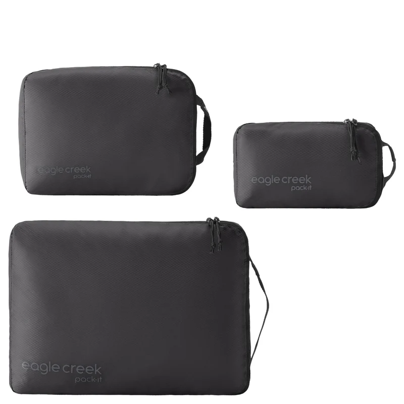Eagle Creek Pack-It Isolate Cube Set XS/S/M 3tlg. - Bolsa de compresión (black)