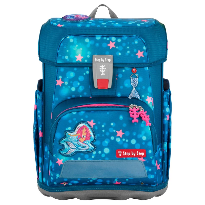 Step by Step Cloud - Set de mochila escolar 5 piezas (Mermaid Lola)