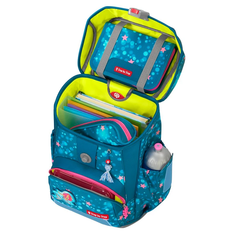 Step by Step Cloud - Set de mochila escolar 5 piezas (Mermaid Lola)