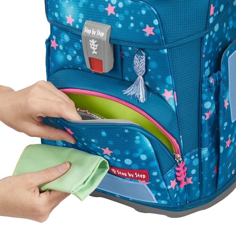 Step by Step Cloud - Set de mochila escolar 5 piezas (Mermaid Lola)